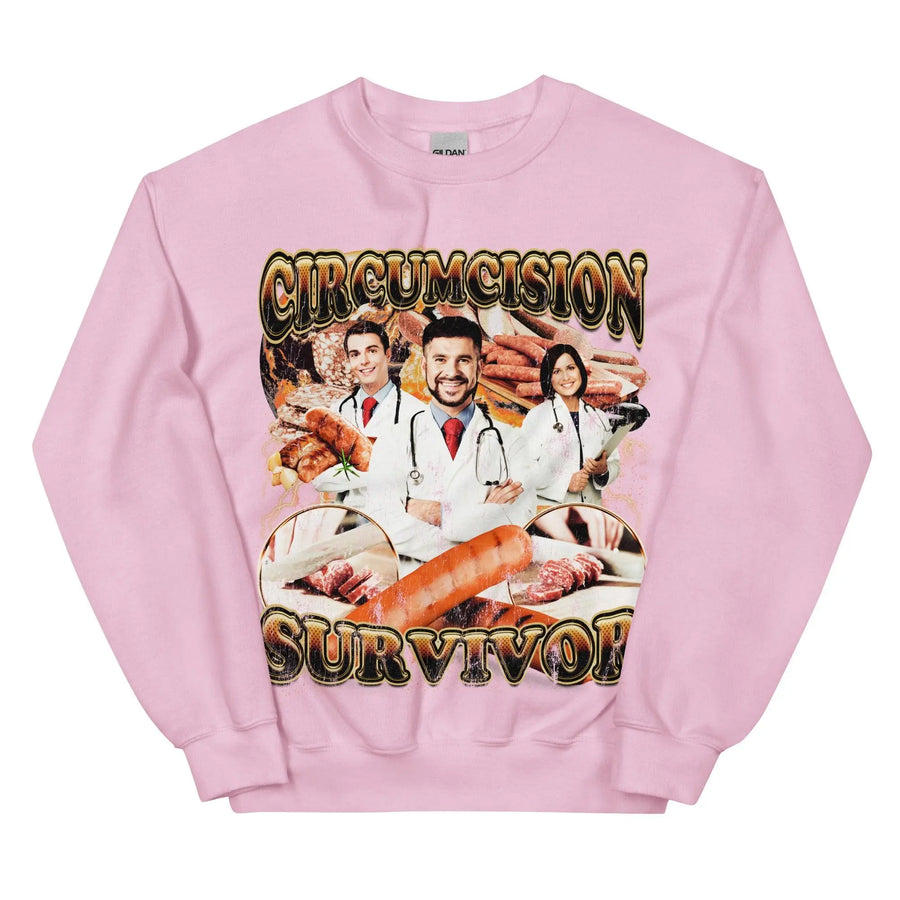 Circumcision Survivor Sweatshirt - Orbital Clothing