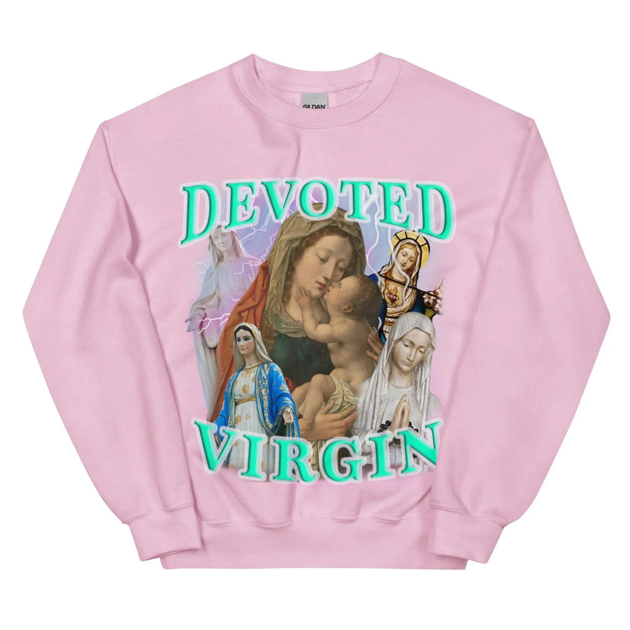 Devoted Virgin Sweatshirt - Orbital Clothing