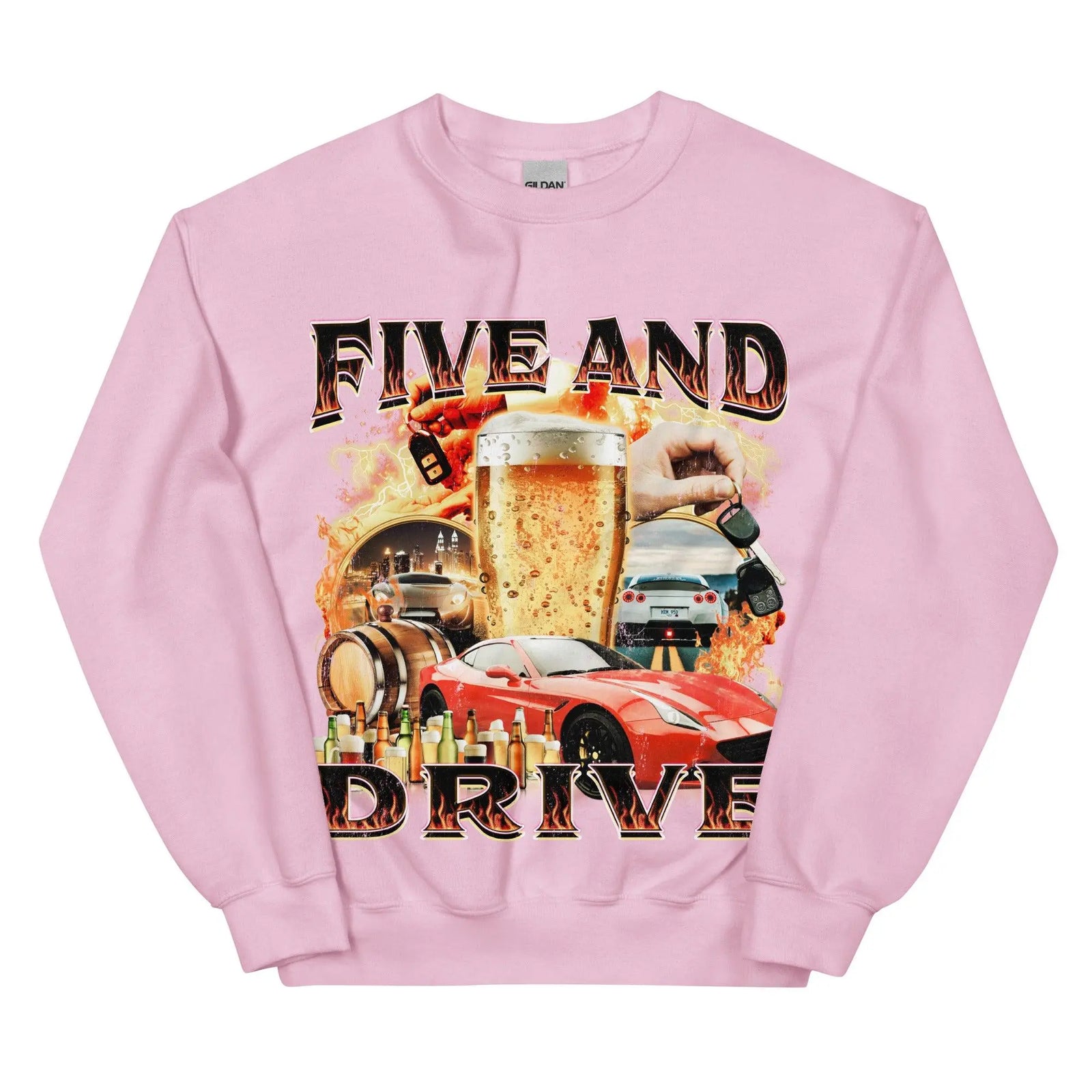 Five and Drive Sweatshirt - Orbital Clothing