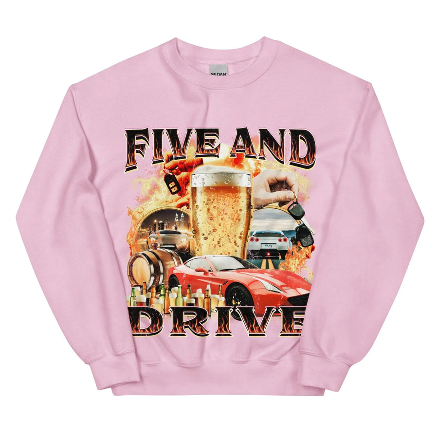 Five and Drive Sweatshirt - Orbital Clothing