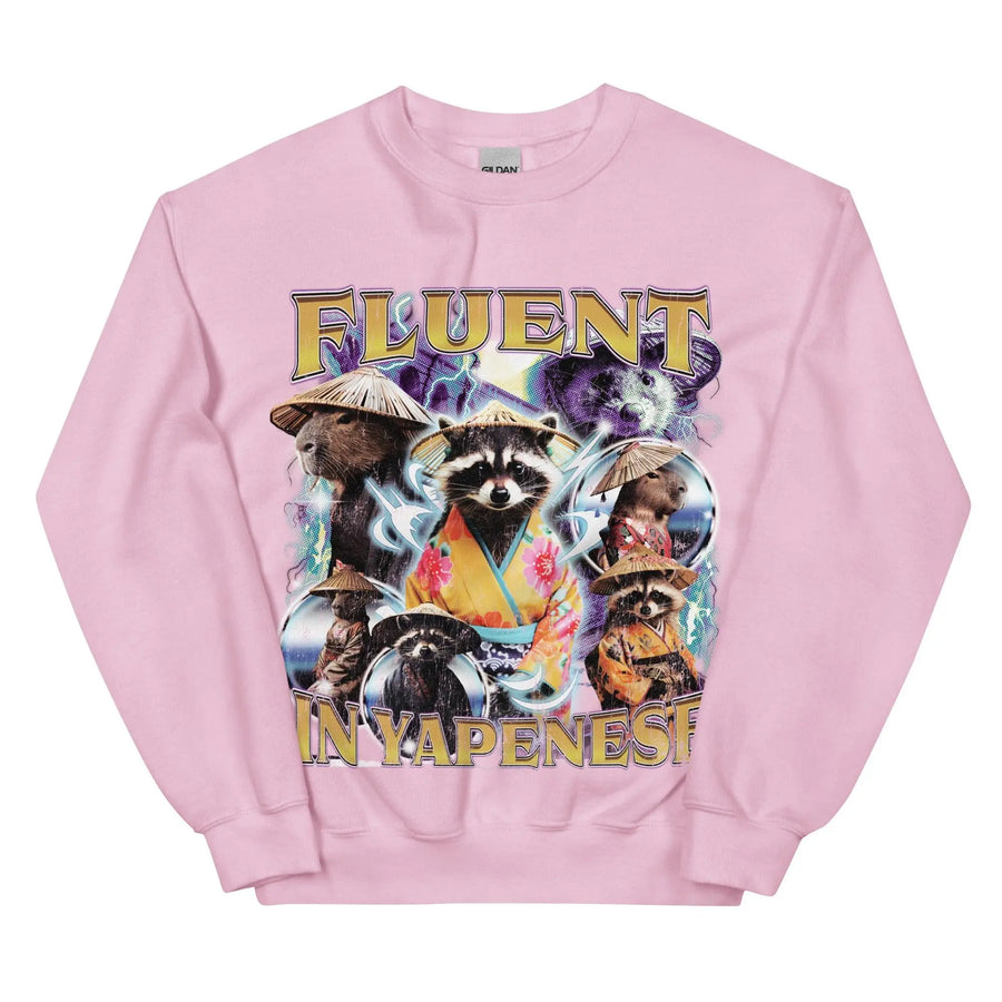 Fluent in Yapenese Sweatshirt - Orbital Clothing