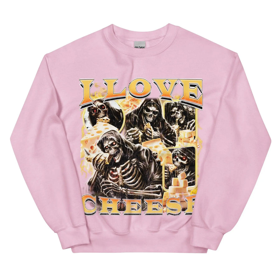 I Love Cheese Sweatshirt - Orbital Clothing