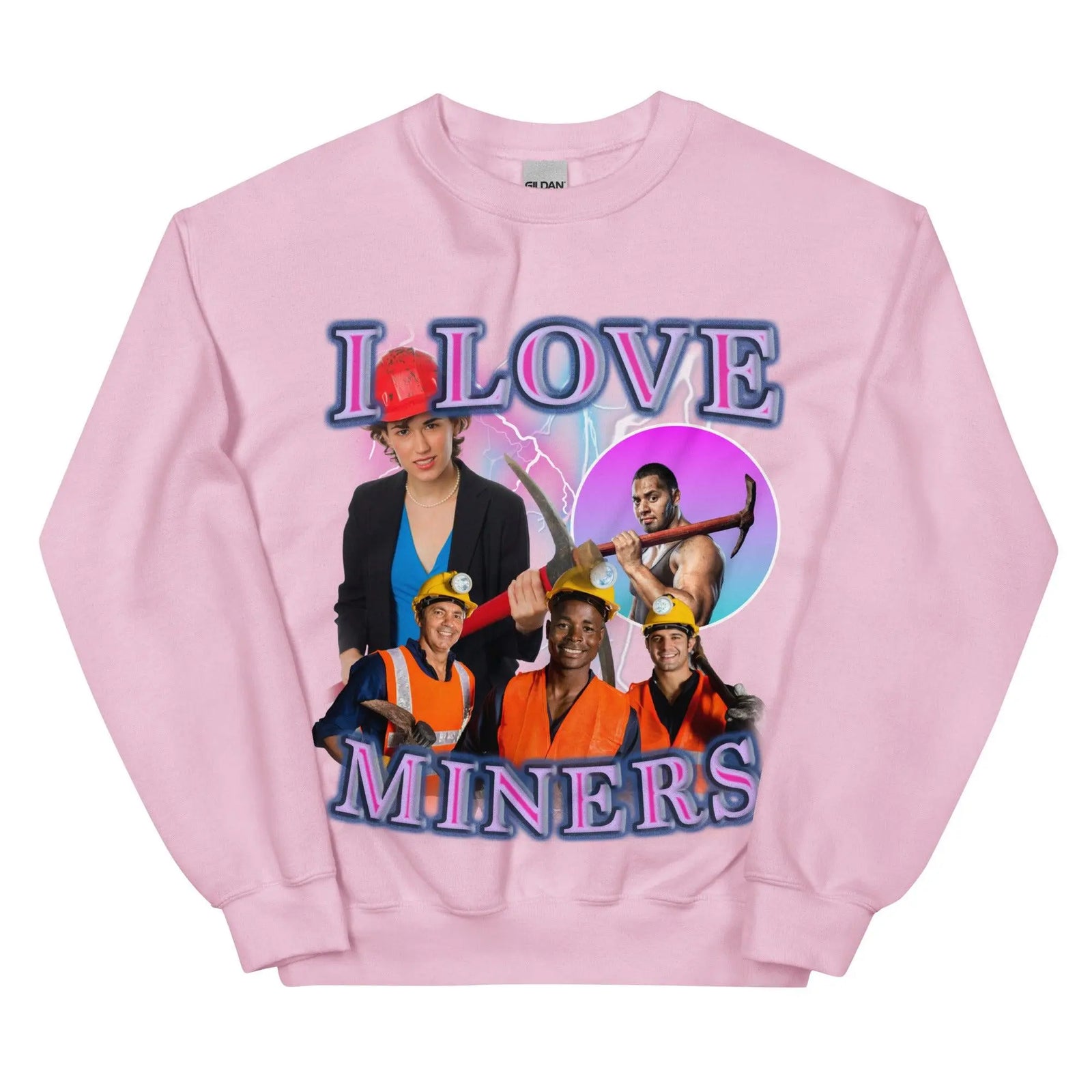 I Love Miners Sweatshirt - Orbital Clothing