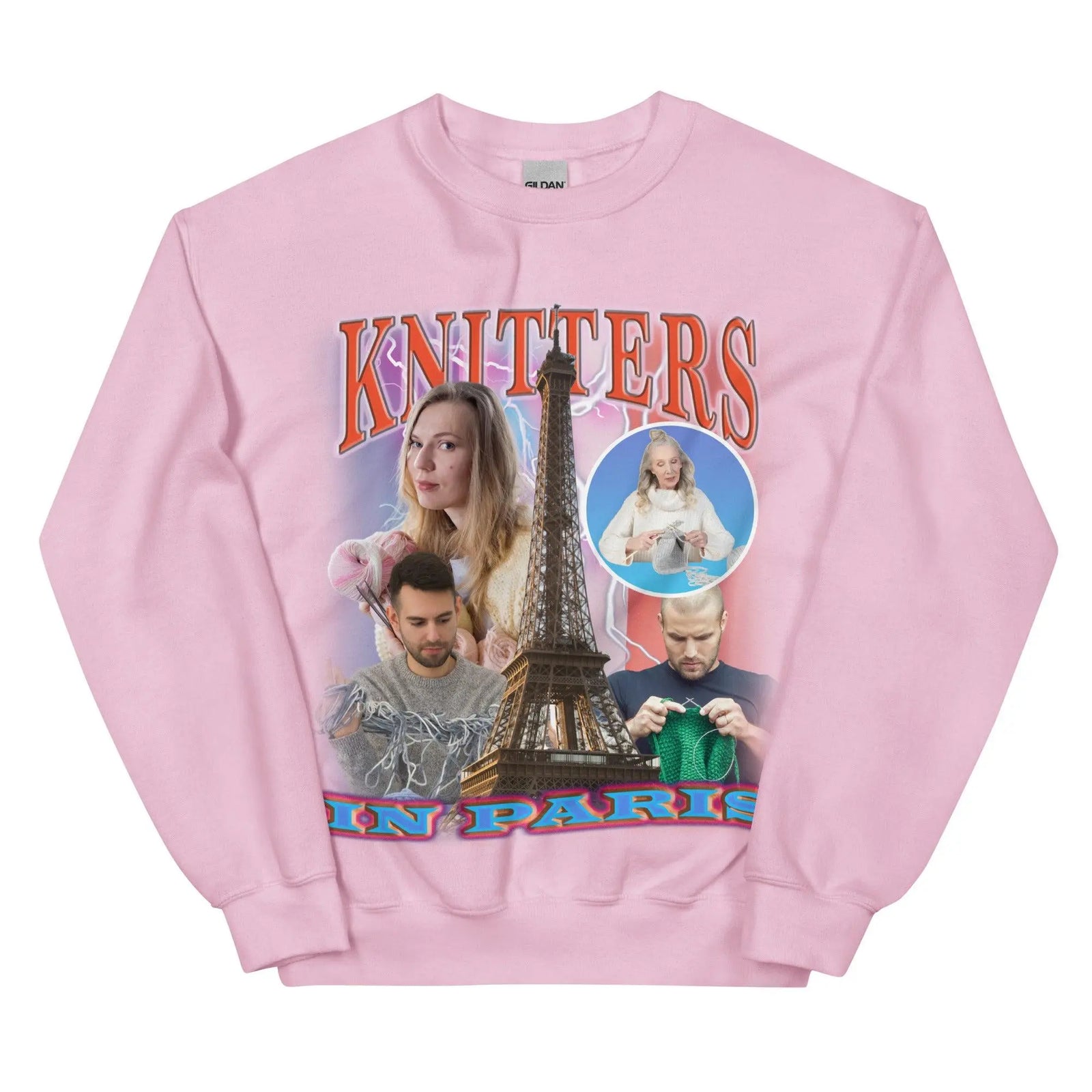 Knitters in Paris Sweatshirt - Orbital Clothing