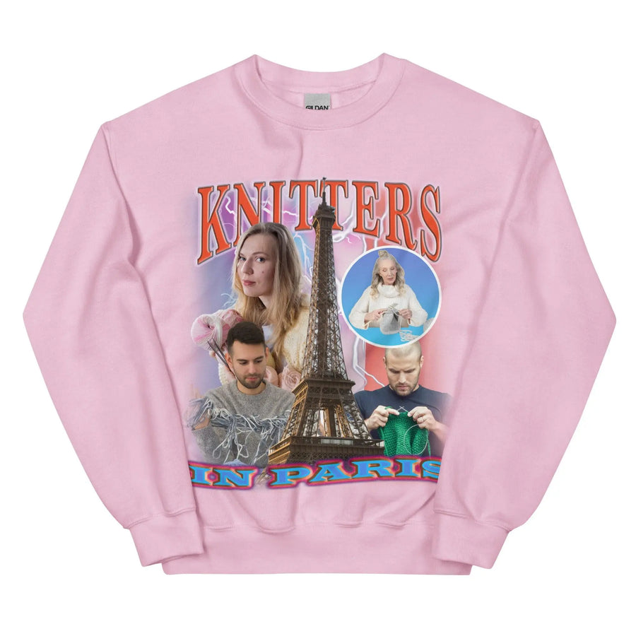 Knitters in Paris Sweatshirt - Orbital Clothing