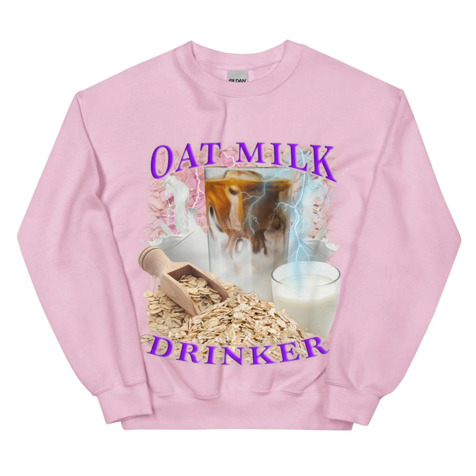 Oat Milk Drinker Sweatshirt - Orbital Clothing