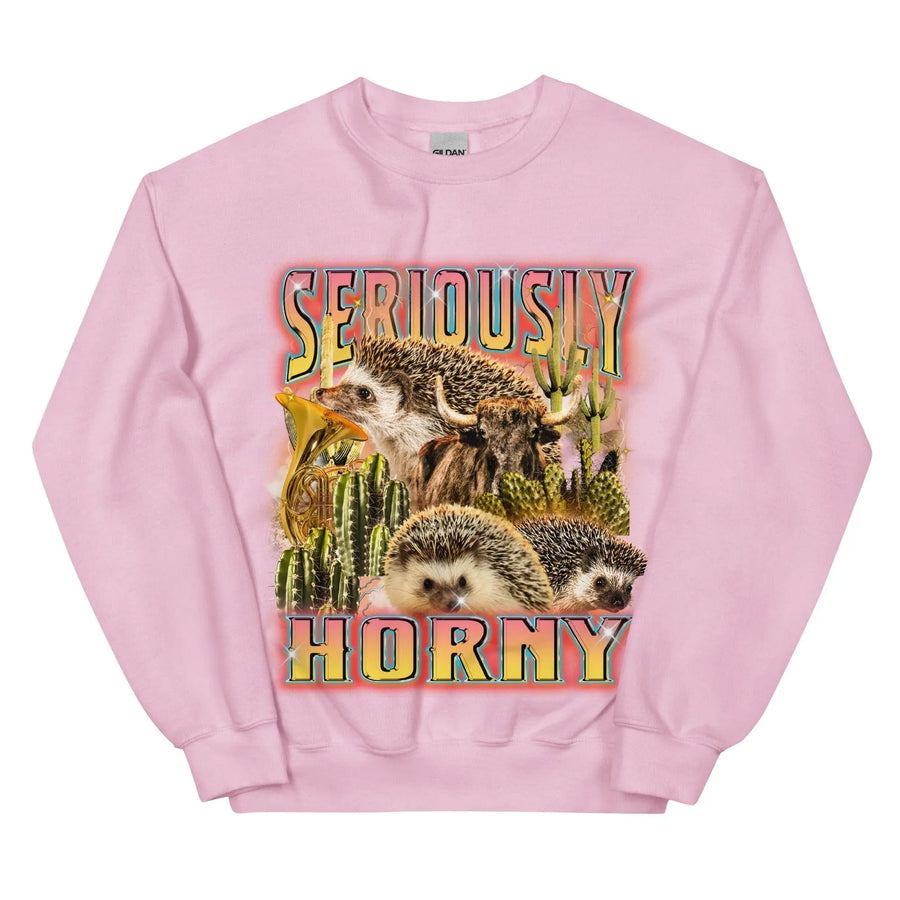 Seriously Horny Sweatshirt - Orbital Clothing