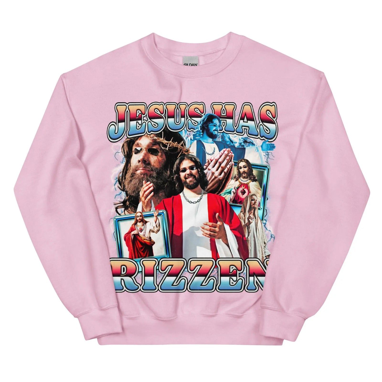 Jesus Has Rizzen (Updated Design) Sweatshirt - Orbital Clothing