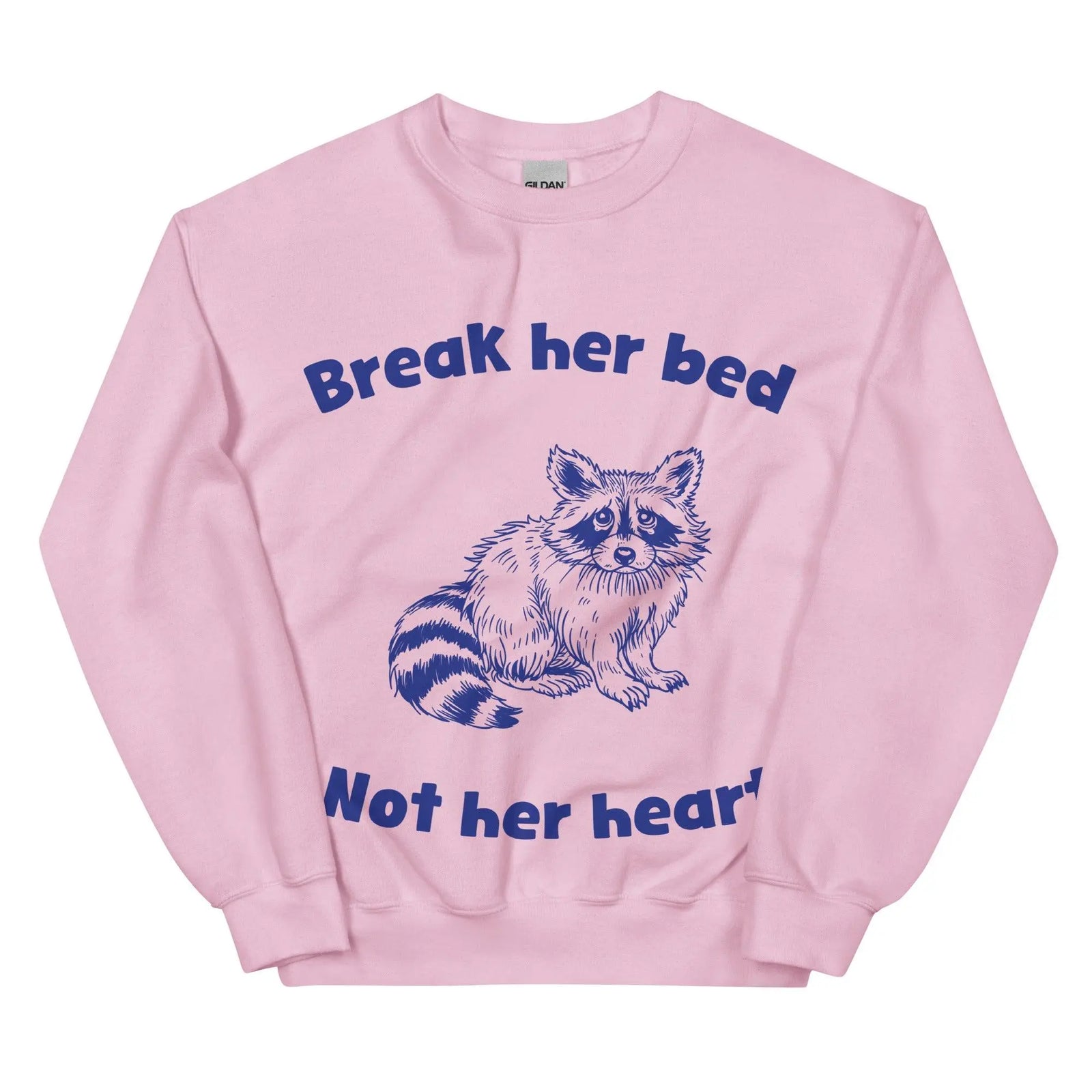 Break Her Bed Not Her Heart sweatshirt - Orbital Clothing