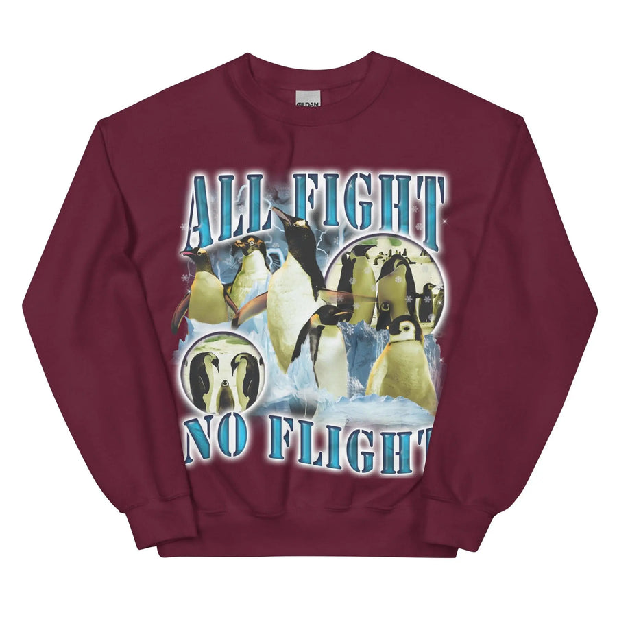 All Fight No Flight Sweatshirt - Orbital Clothing