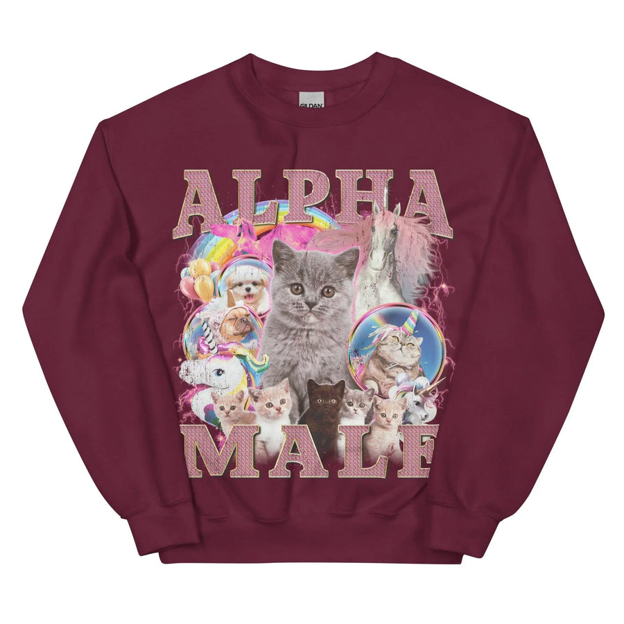 Alpha Male (Updated Design!) Sweatshirt - Orbital Clothing
