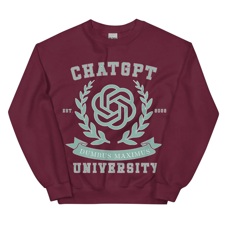 Chat GPT University sweatshirt - Orbital Clothing