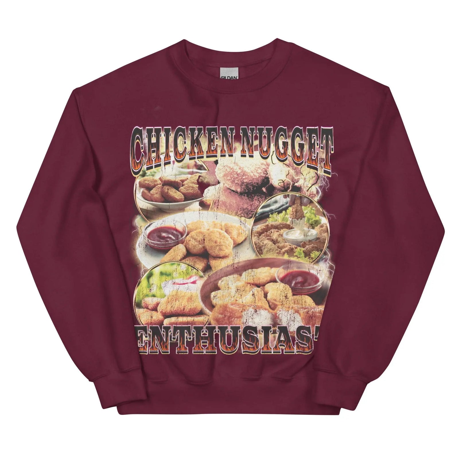 Chicken Nugget Enthusiast sweatshirt - Orbital Clothing