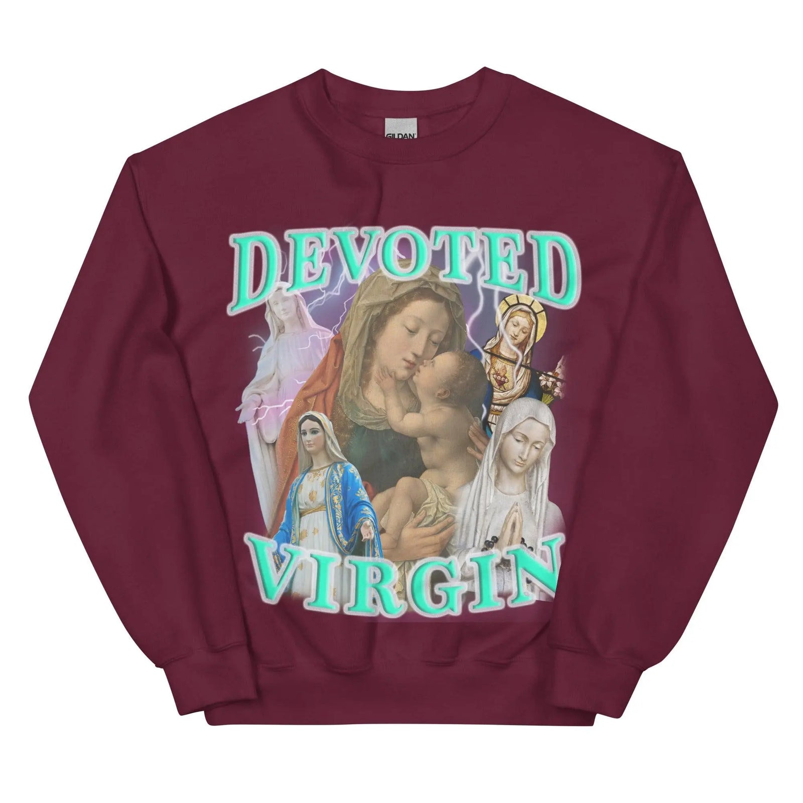 Devoted Virgin Sweatshirt - Orbital Clothing