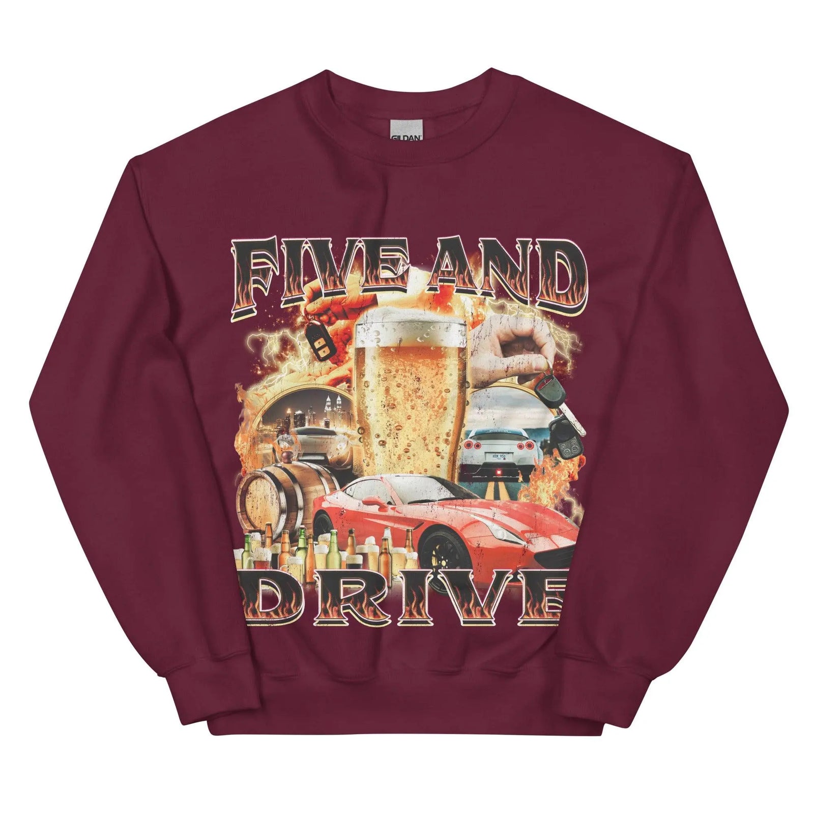 Five and Drive Sweatshirt - Orbital Clothing