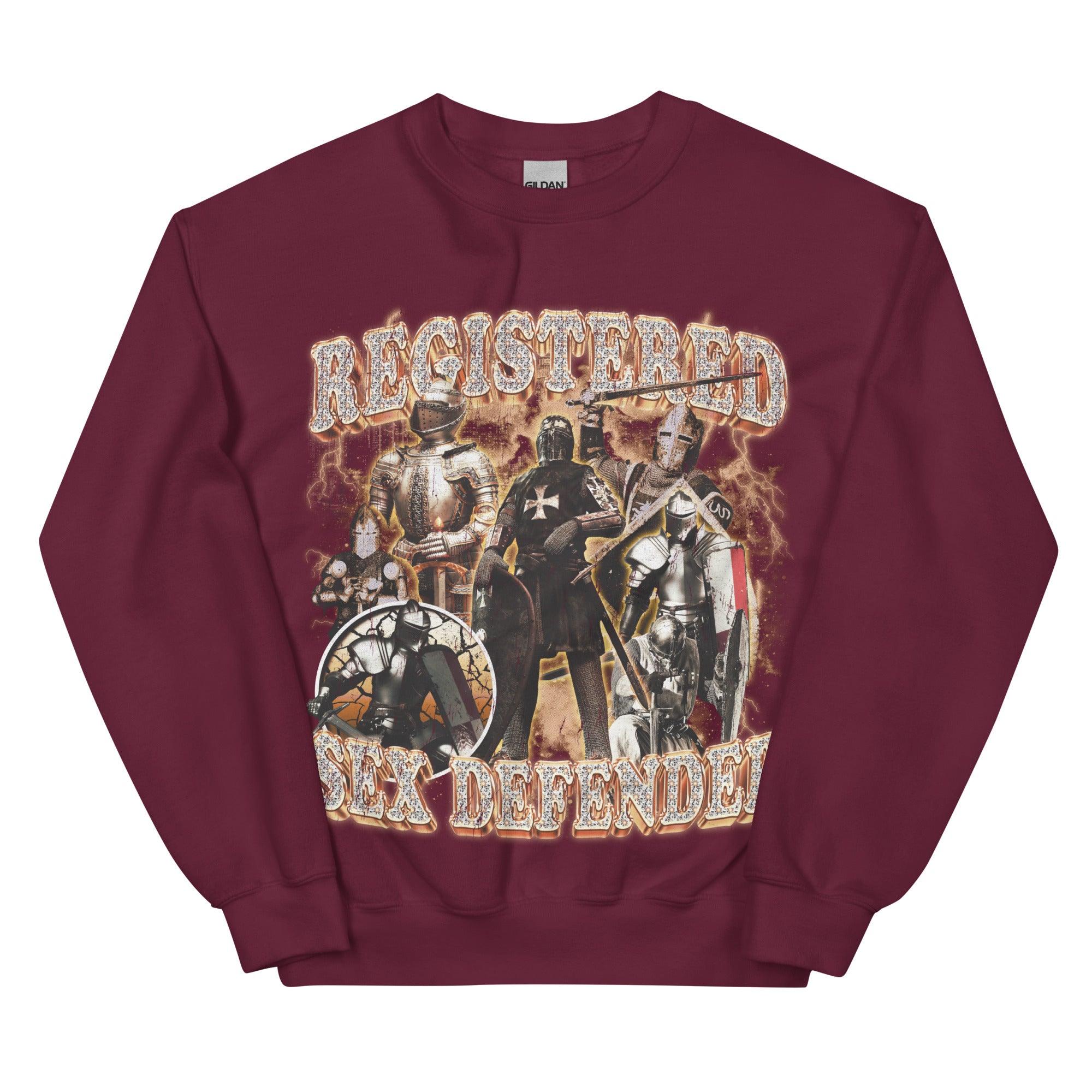 Registerd Sex Defender Sweatshirt - Orbital Clothing