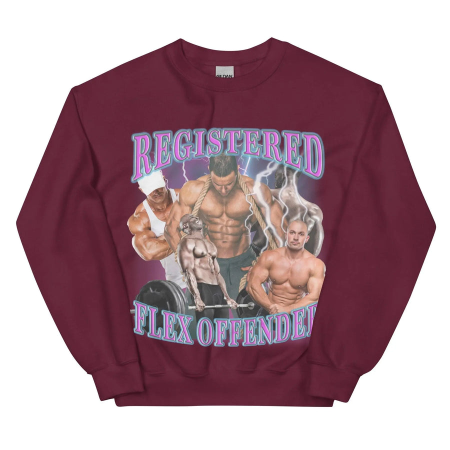 Registered Flex Offender Sweatshirt - Orbital Clothing