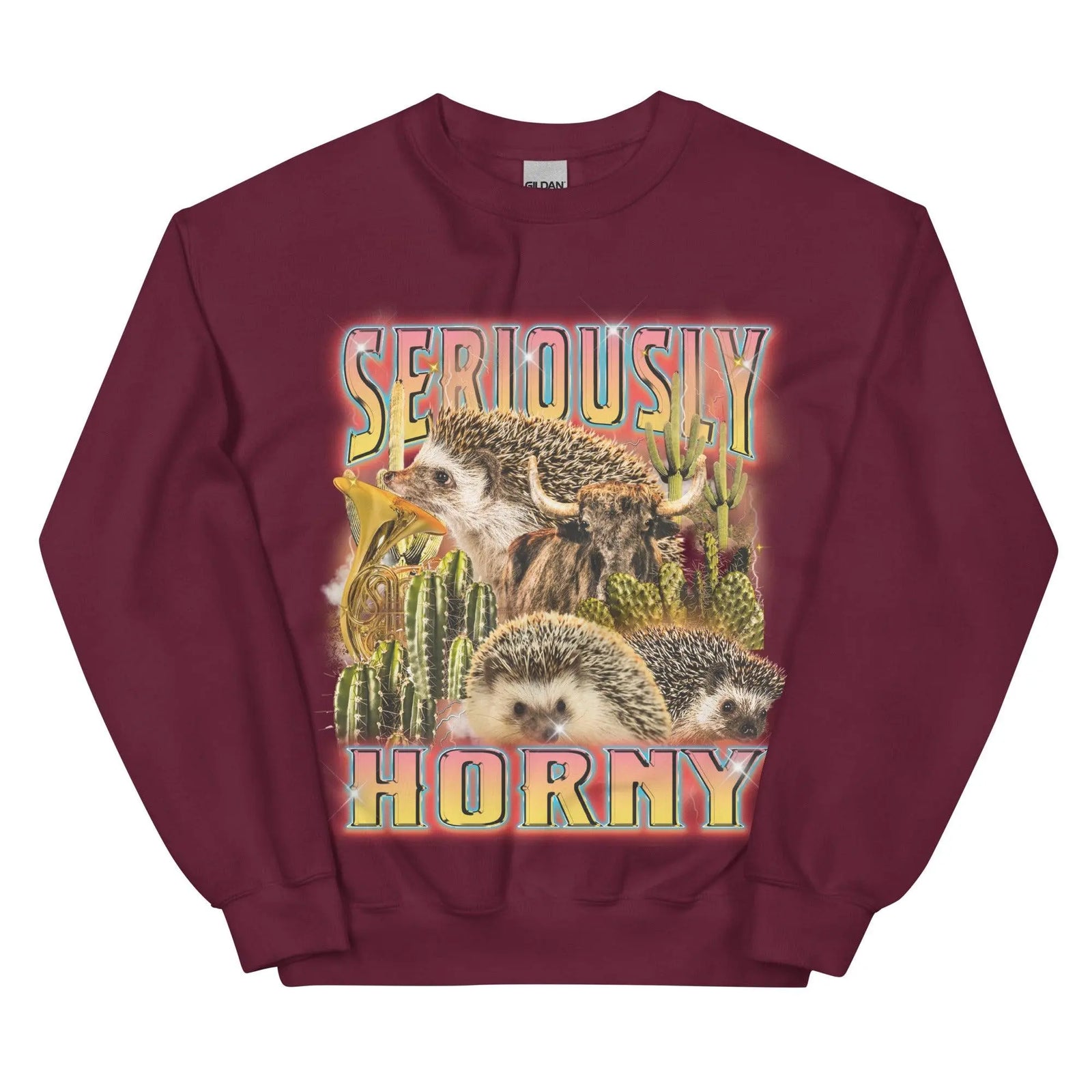 Seriously Horny Sweatshirt - Orbital Clothing