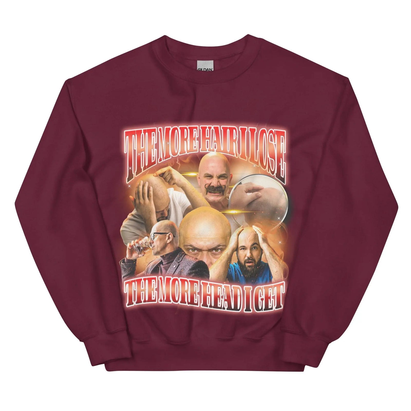 The More Hair I Lose The More Head I Get Sweatshirt - Orbital Clothing