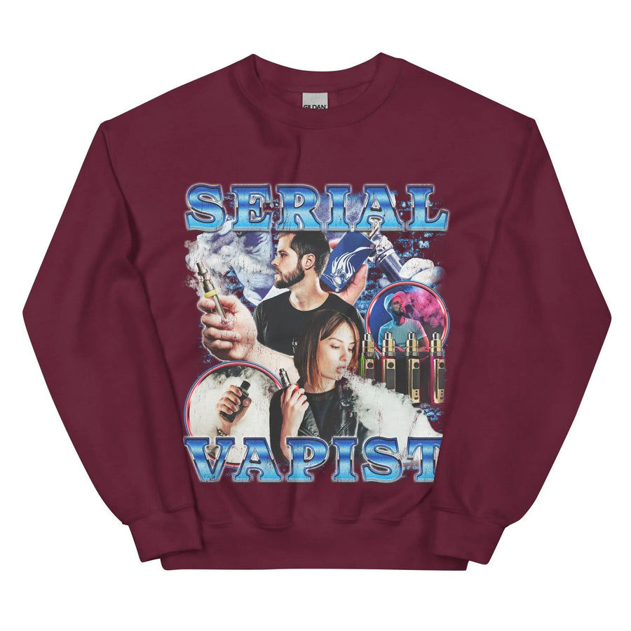 Serial Vapist (Updated Design!) Sweatshirt - Orbital Clothing