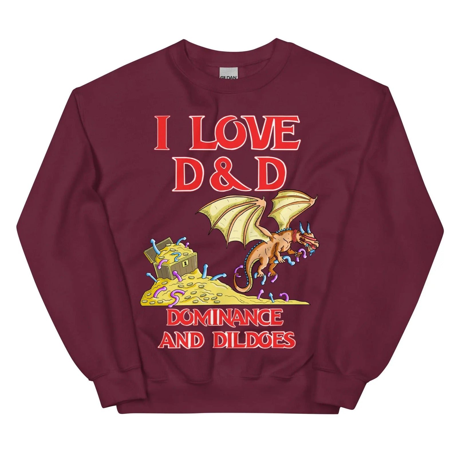 I Love D&D (Dominance and Dildoes) Sweatshirt - Orbital Clothing