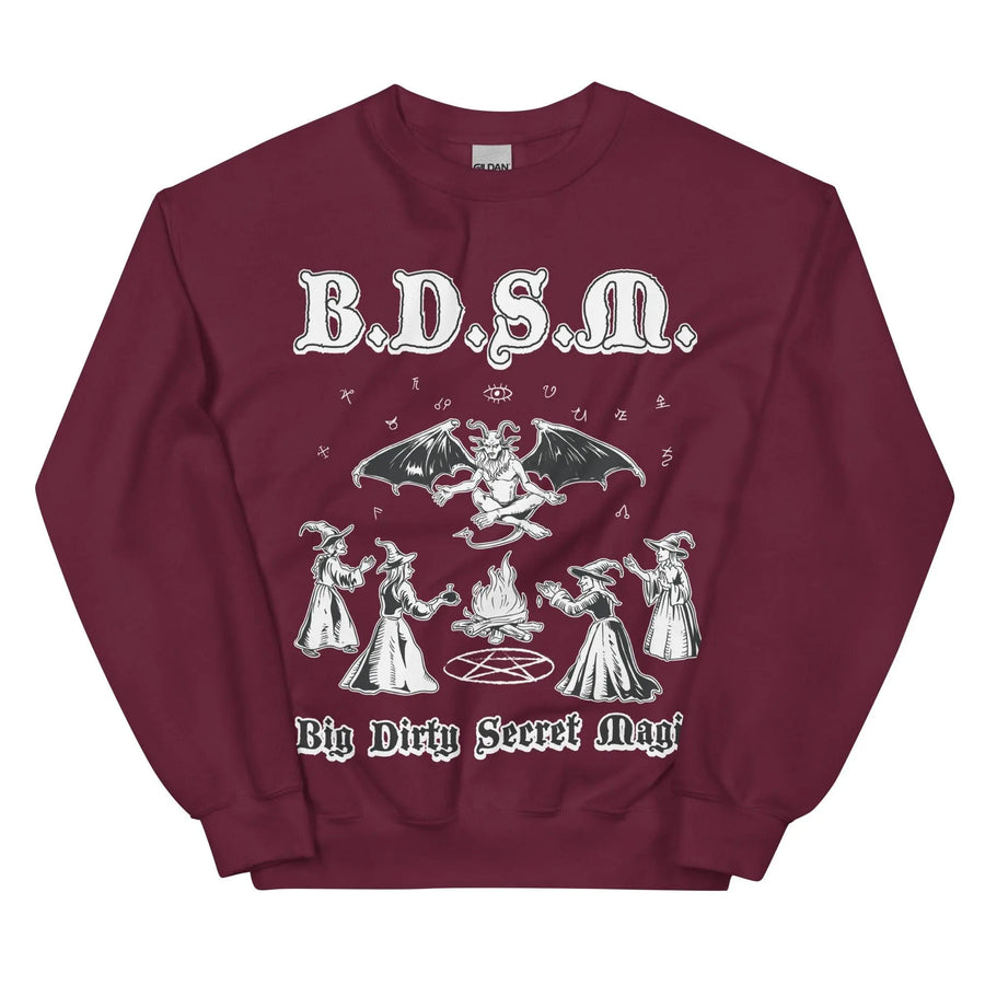 BDSM (Big Dirty Secret Magic) sweatshirt - Orbital Clothing