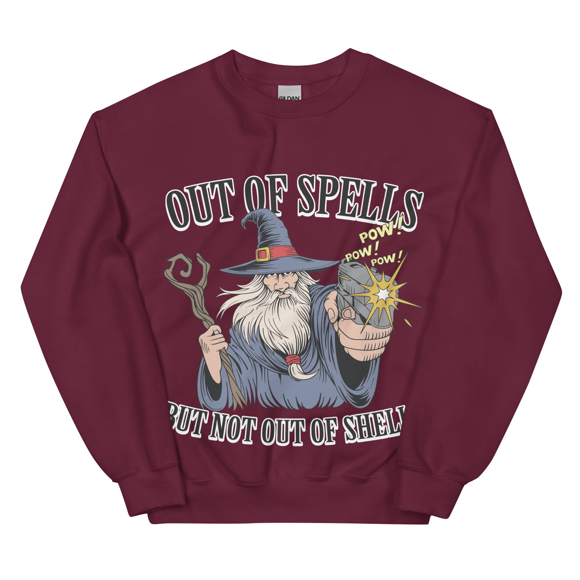 Out of Spells but Not Out of Shells sweatshirt