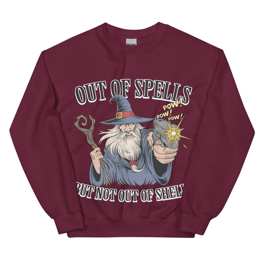 Out of Spells but Not Out of Shells sweatshirt - Orbital Clothing