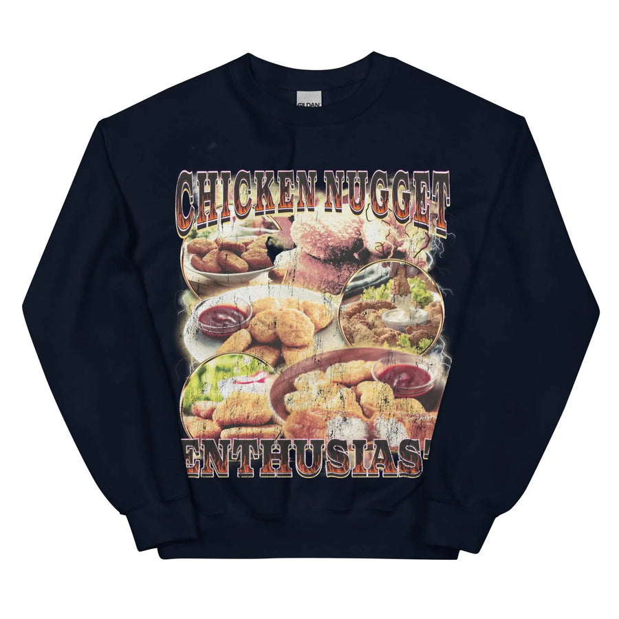 Chicken Nugget Enthusiast sweatshirt - Orbital Clothing