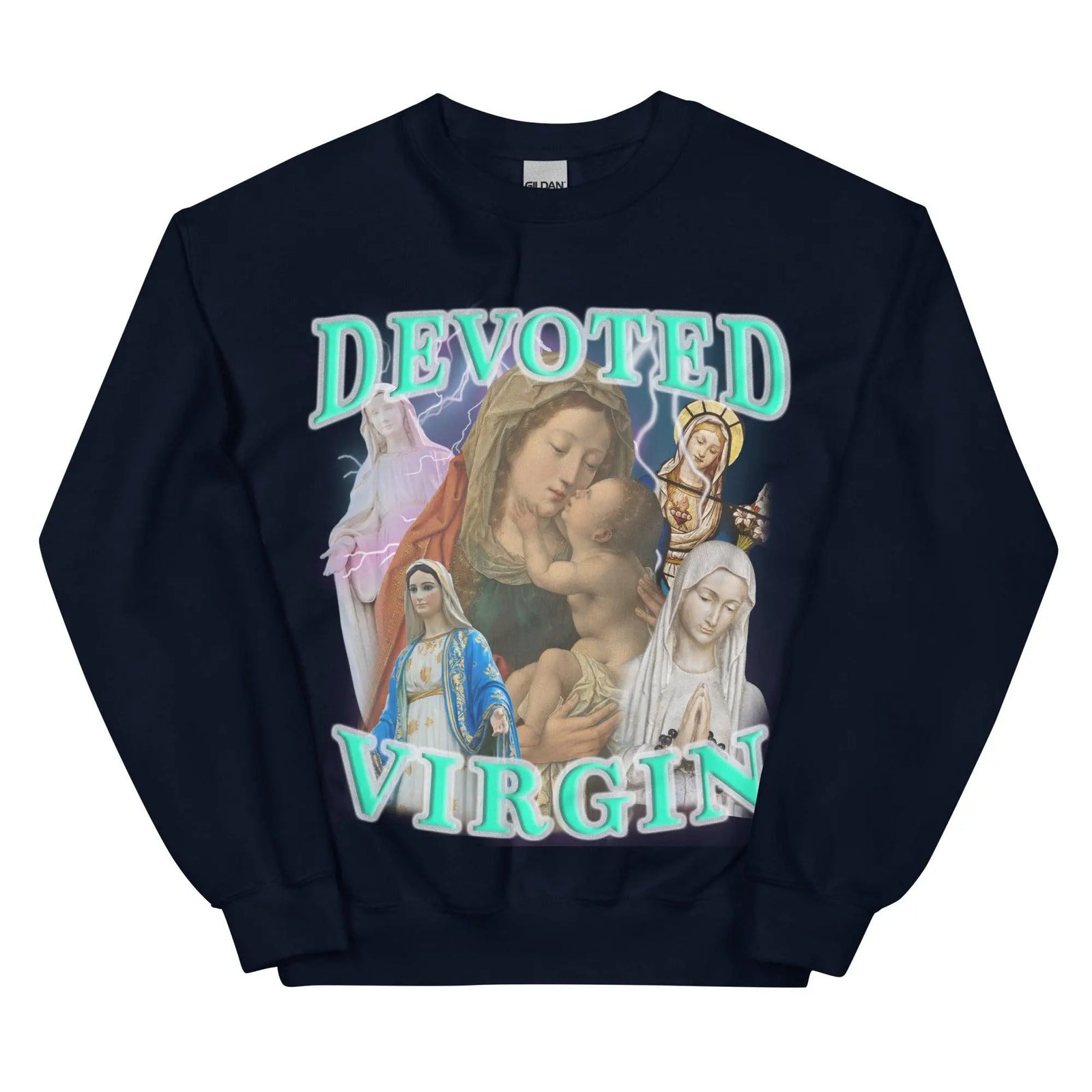 Devoted Virgin Sweatshirt - Orbital Clothing