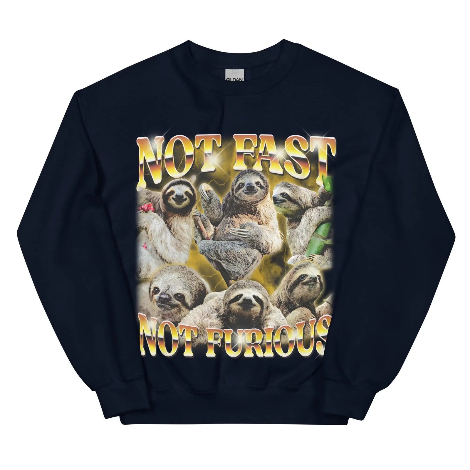 Not Fast Not Furious Sweatshirt - Orbital Clothing