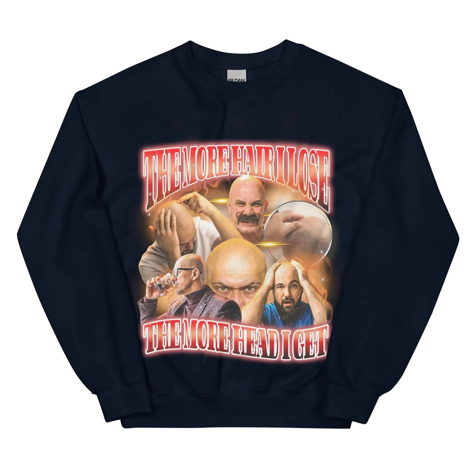 The More Hair I Lose The More Head I Get Sweatshirt - Orbital Clothing