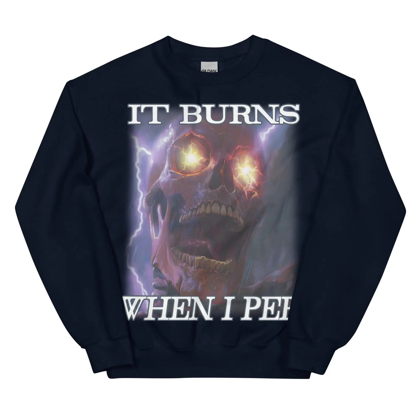 It Burns When I Pee Sweatshirt - Orbital Clothing