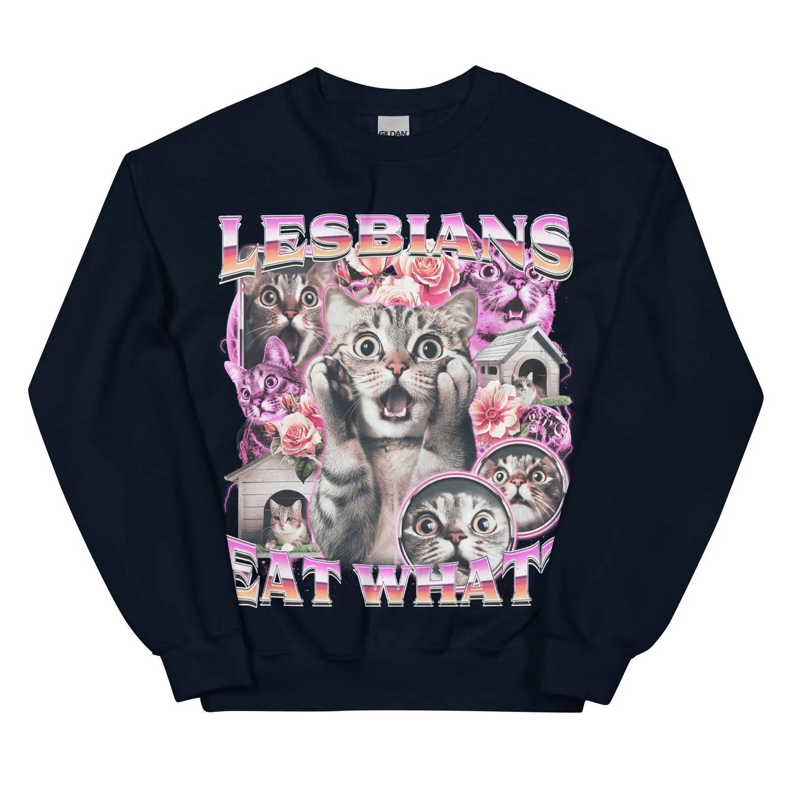 Lesbians Eat What sweatshirt - Orbital Clothing