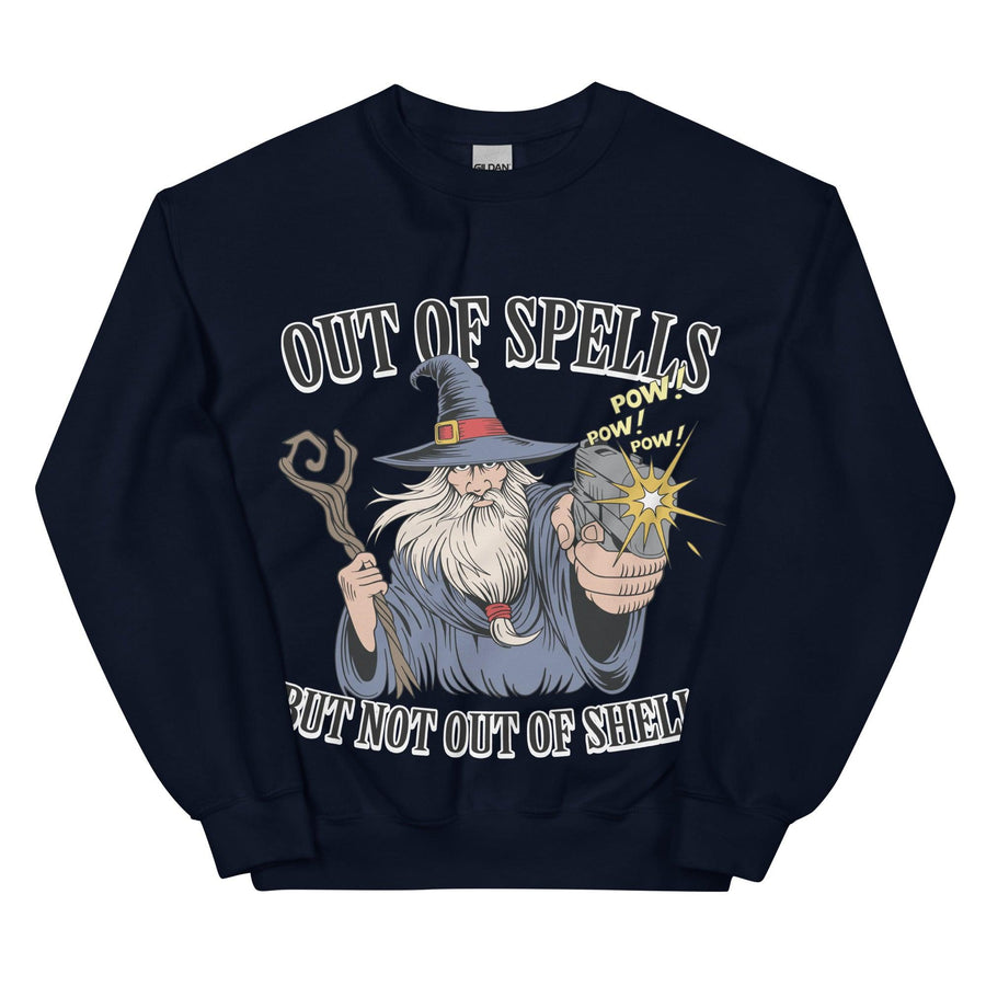 Out of Spells but Not Out of Shells sweatshirt - Orbital Clothing