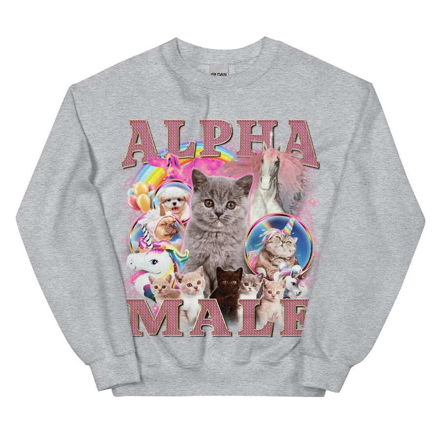 Alpha Male (Updated Design!) Sweatshirt - Orbital Clothing