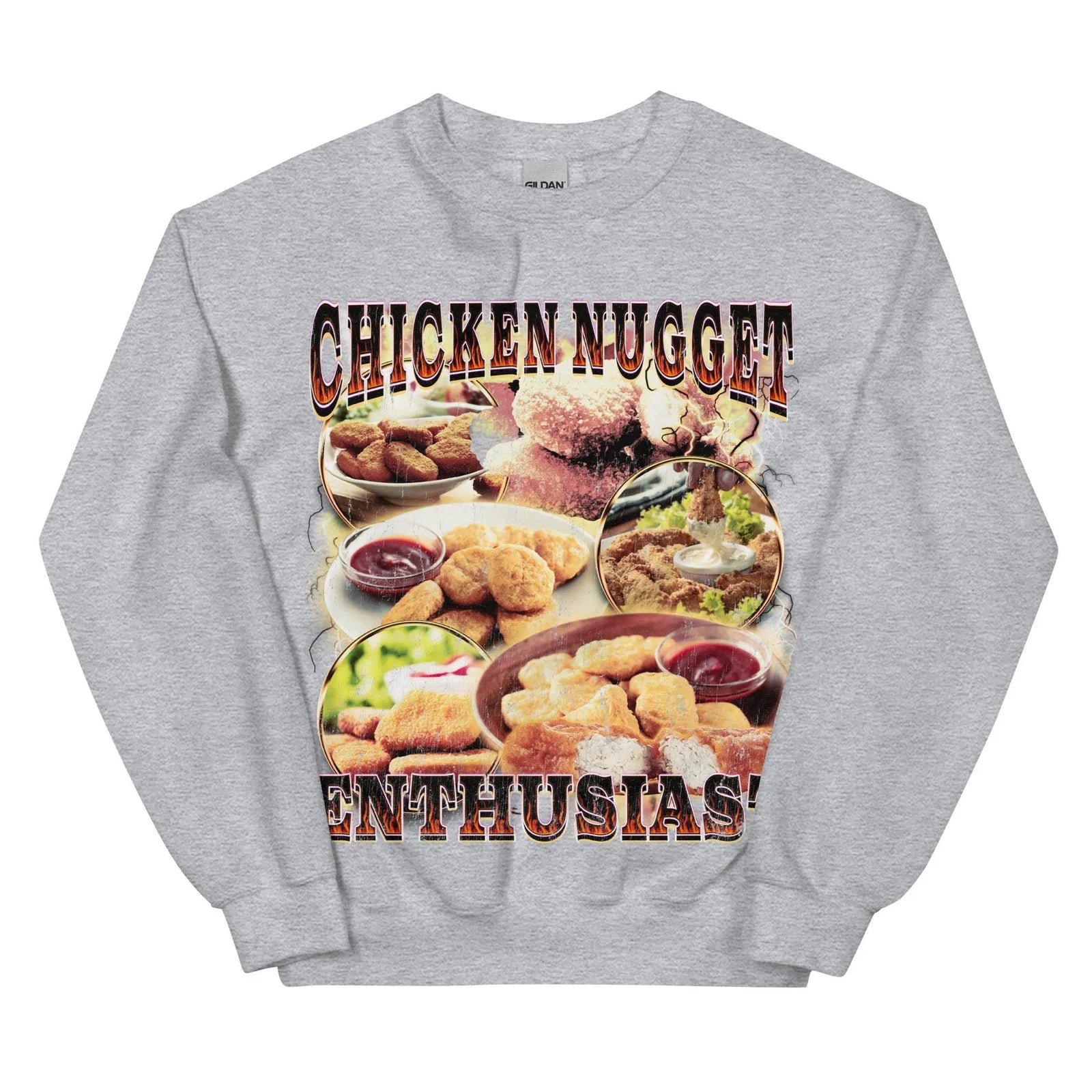 Chicken Nugget Enthusiast sweatshirt - Orbital Clothing