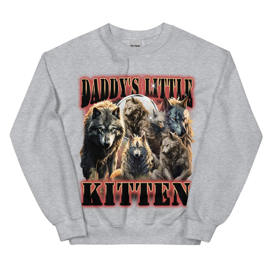Daddy's Little Kitten Sweatshirt - Orbital Clothing