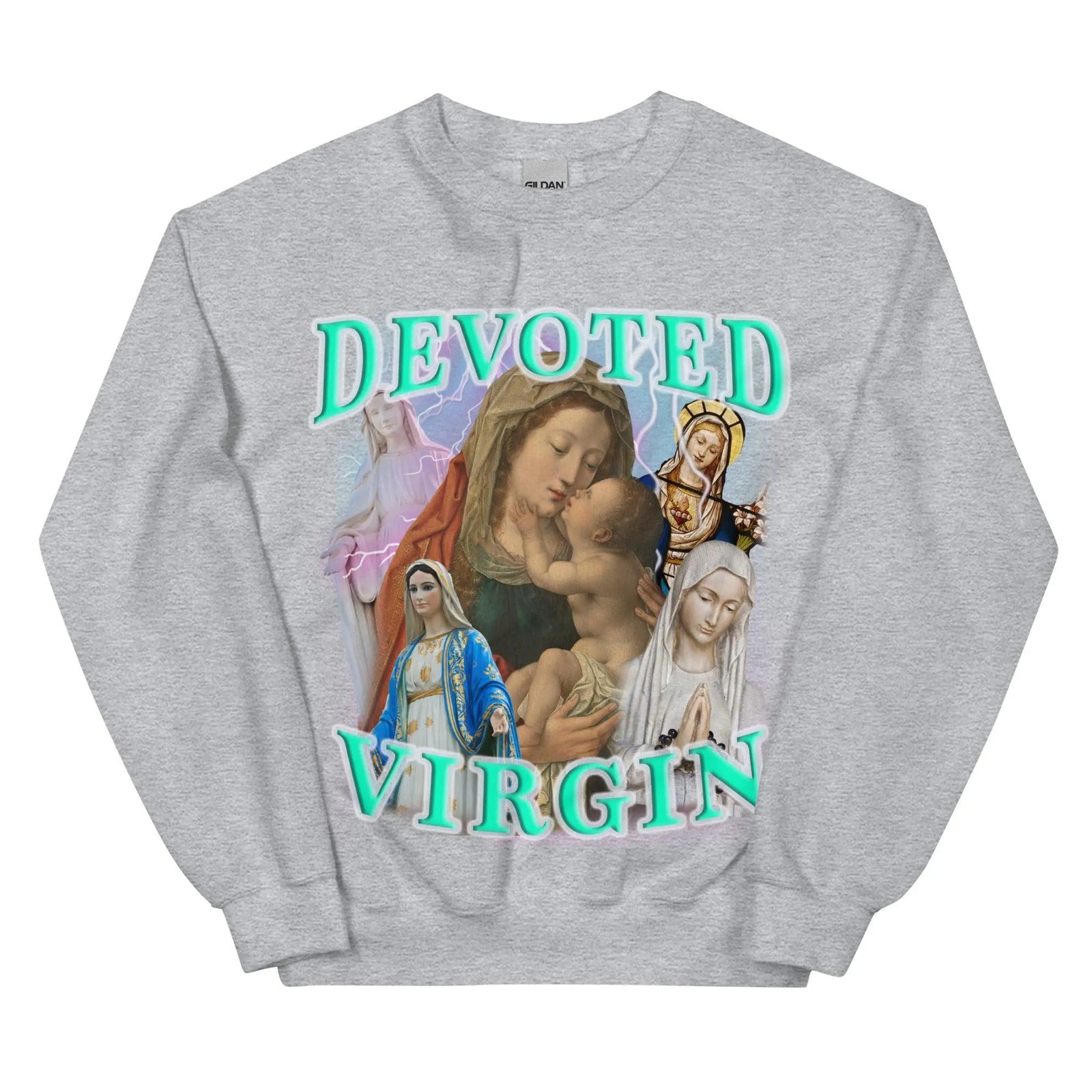 Devoted Virgin Sweatshirt - Orbital Clothing
