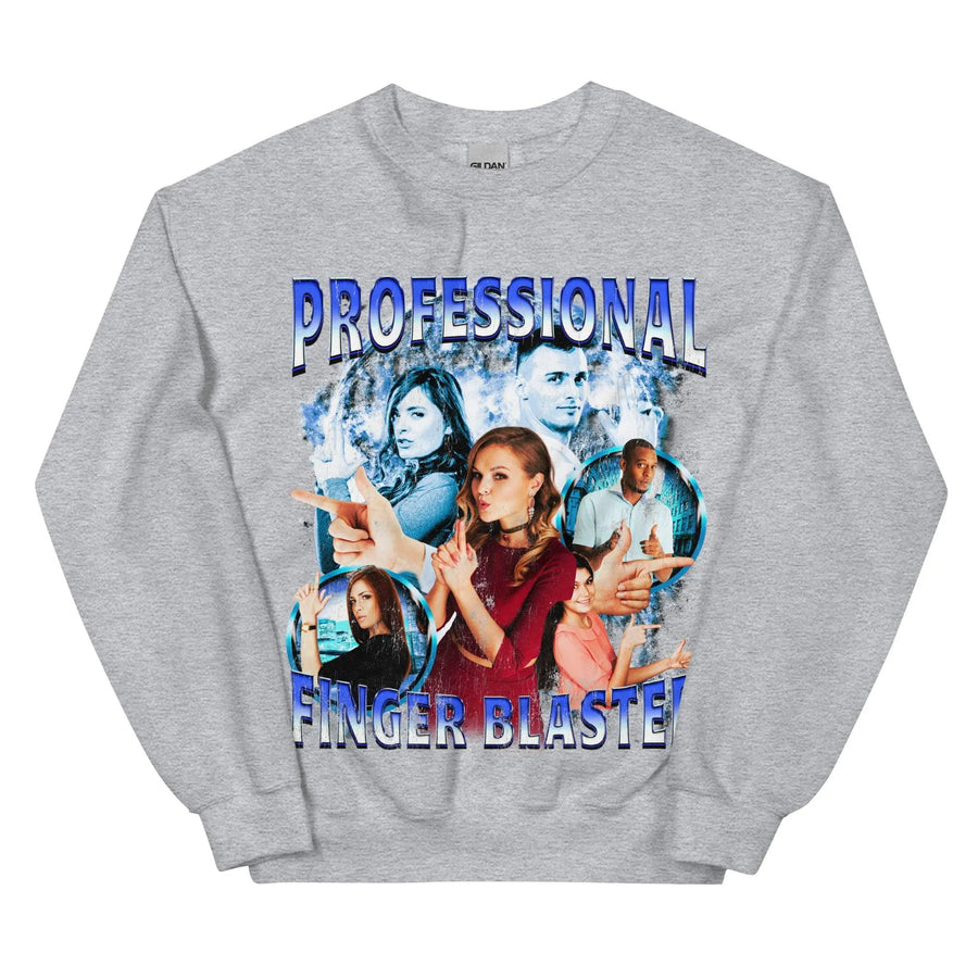 Professional Finger Blaster Sweatshirt - Orbital Clothing