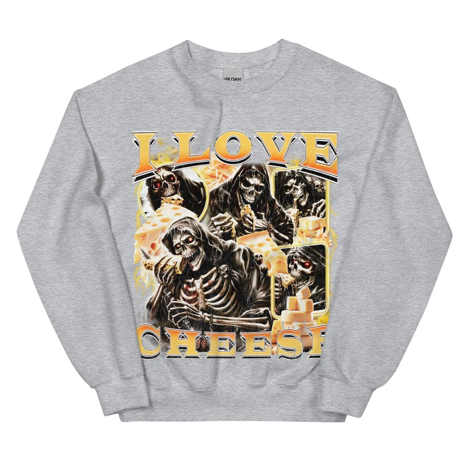 I Love Cheese Sweatshirt - Orbital Clothing
