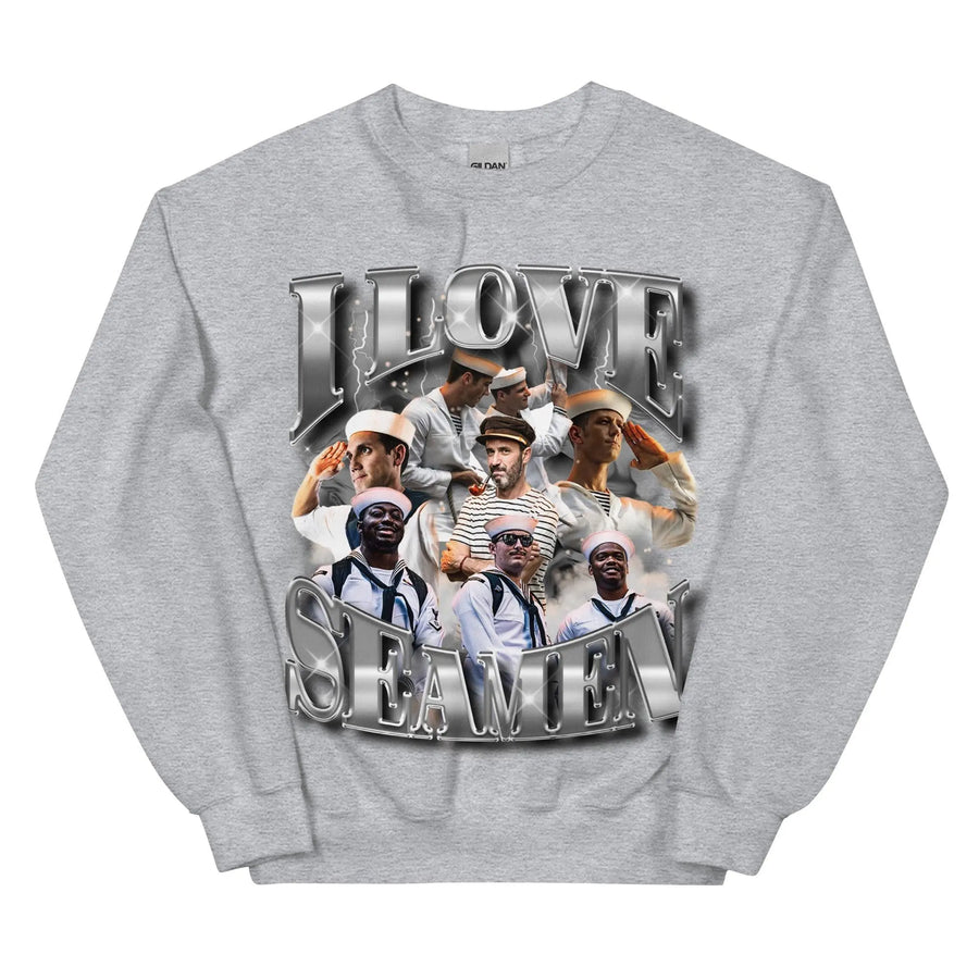 I Love Seamen Sweatshirt - Orbital Clothing