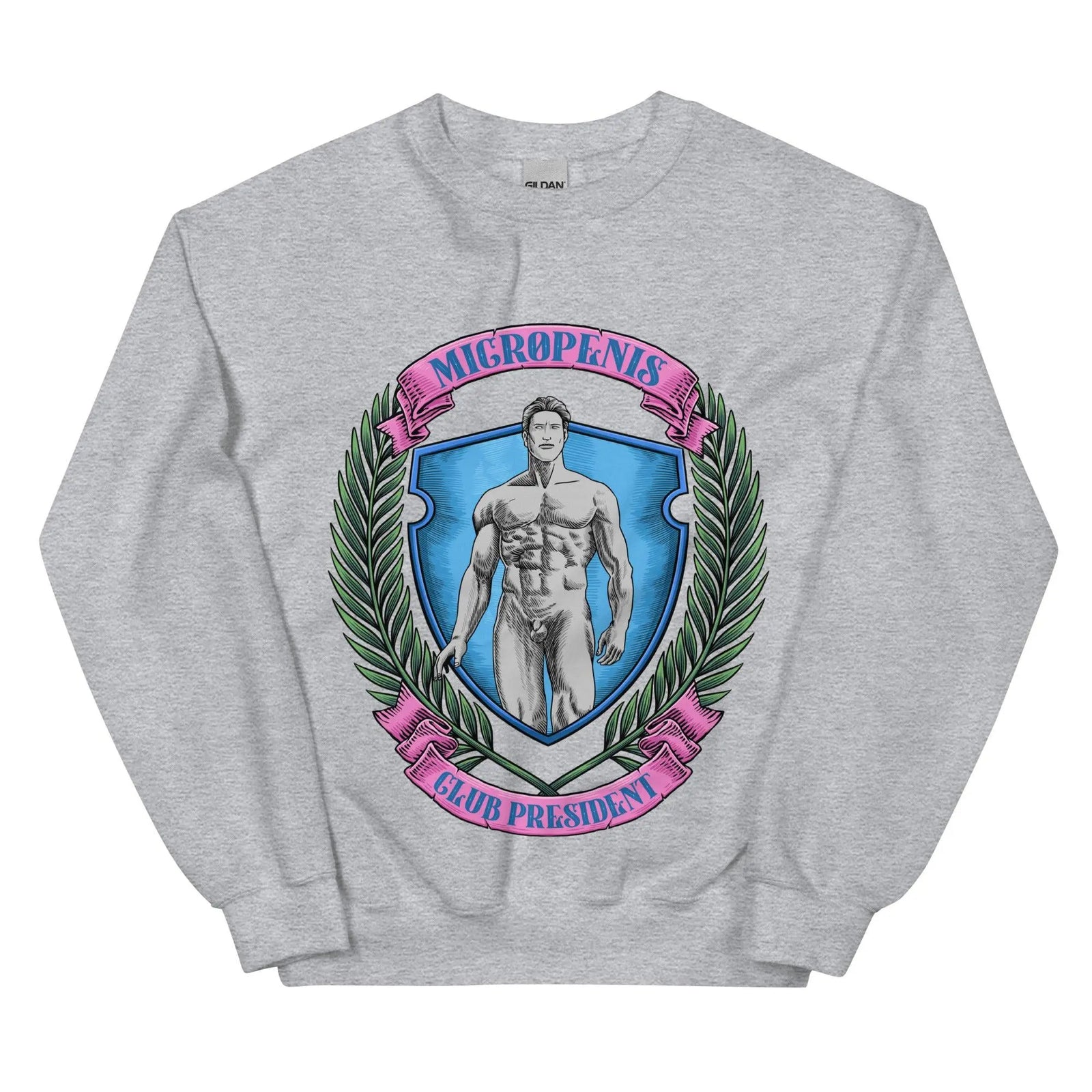 Micro Penis Club President Sweatshirt - Orbital Clothing