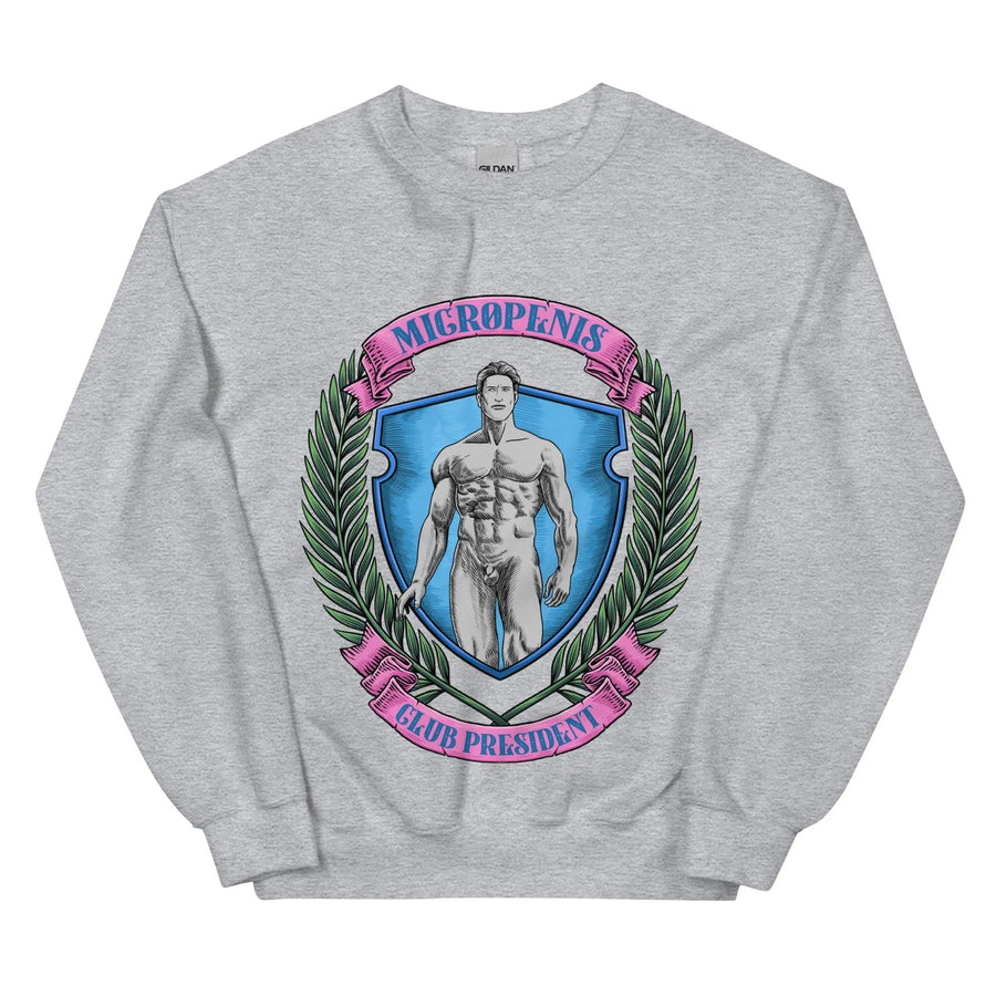 Micro Penis Club President Sweatshirt - Orbital Clothing