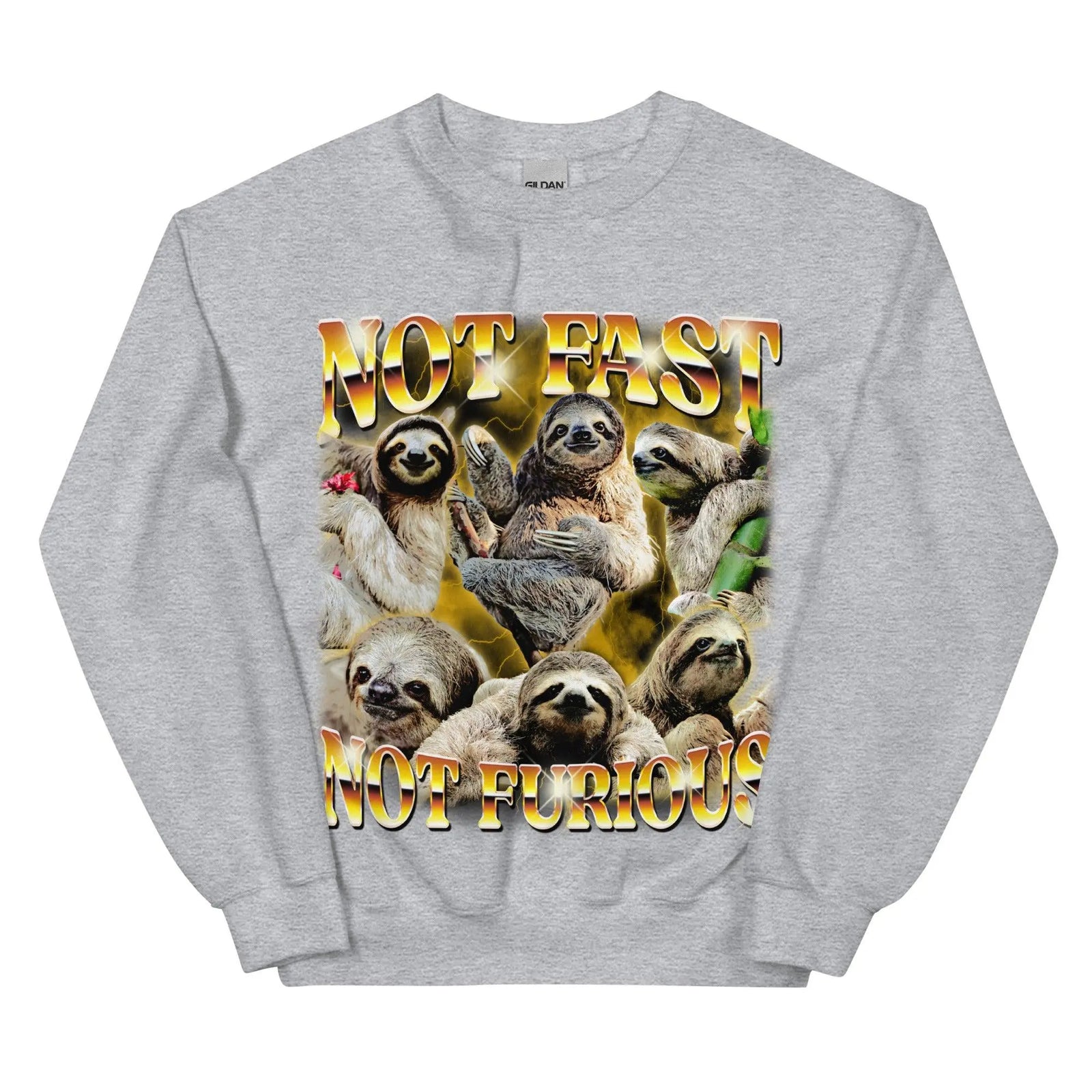 Not Fast Not Furious Sweatshirt - Orbital Clothing