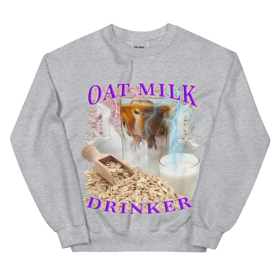 Oat Milk Drinker Sweatshirt - Orbital Clothing