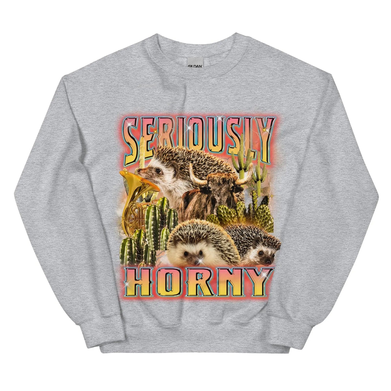 Seriously Horny Sweatshirt - Orbital Clothing