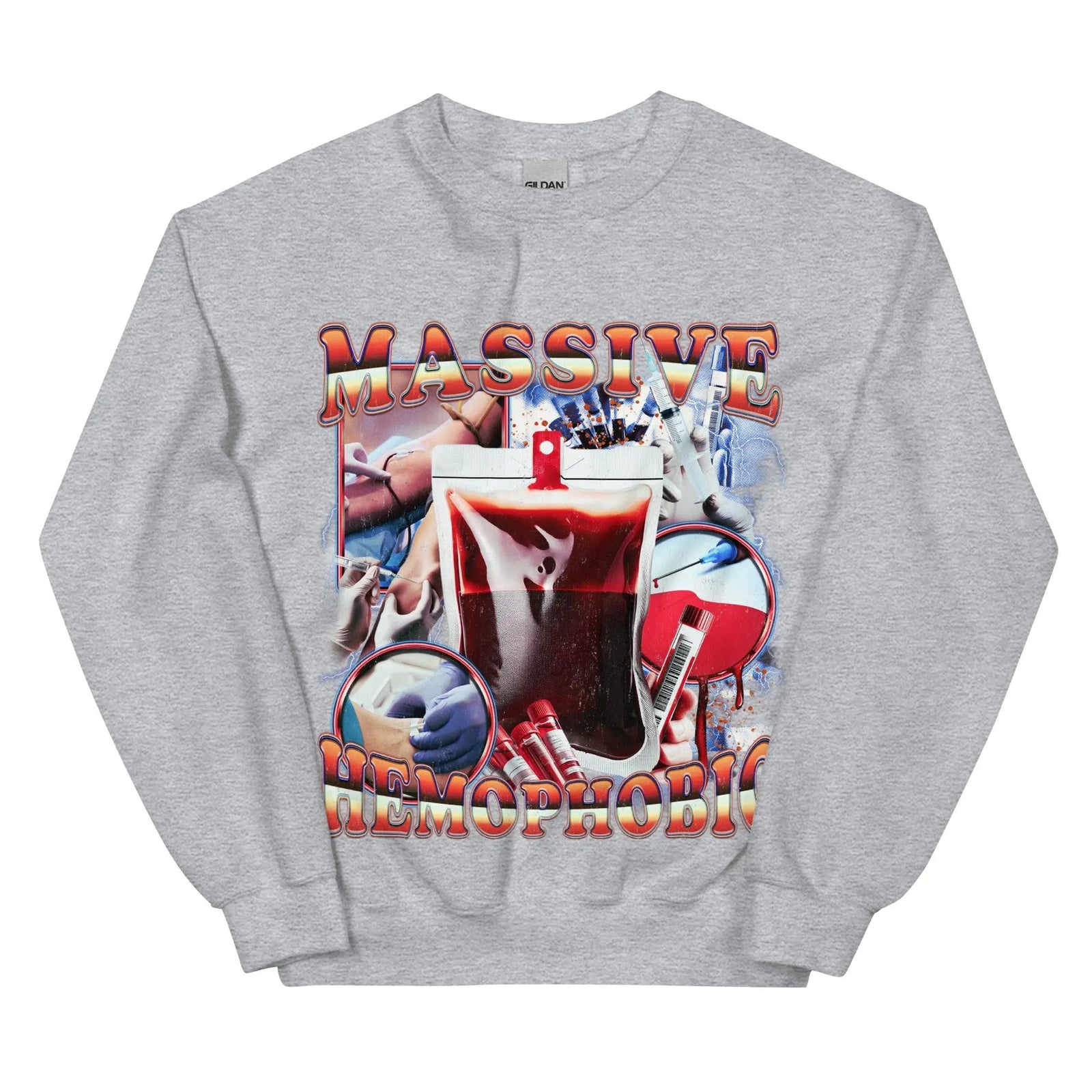 Massive Hemophobic Sweatshirt - Orbital Clothing