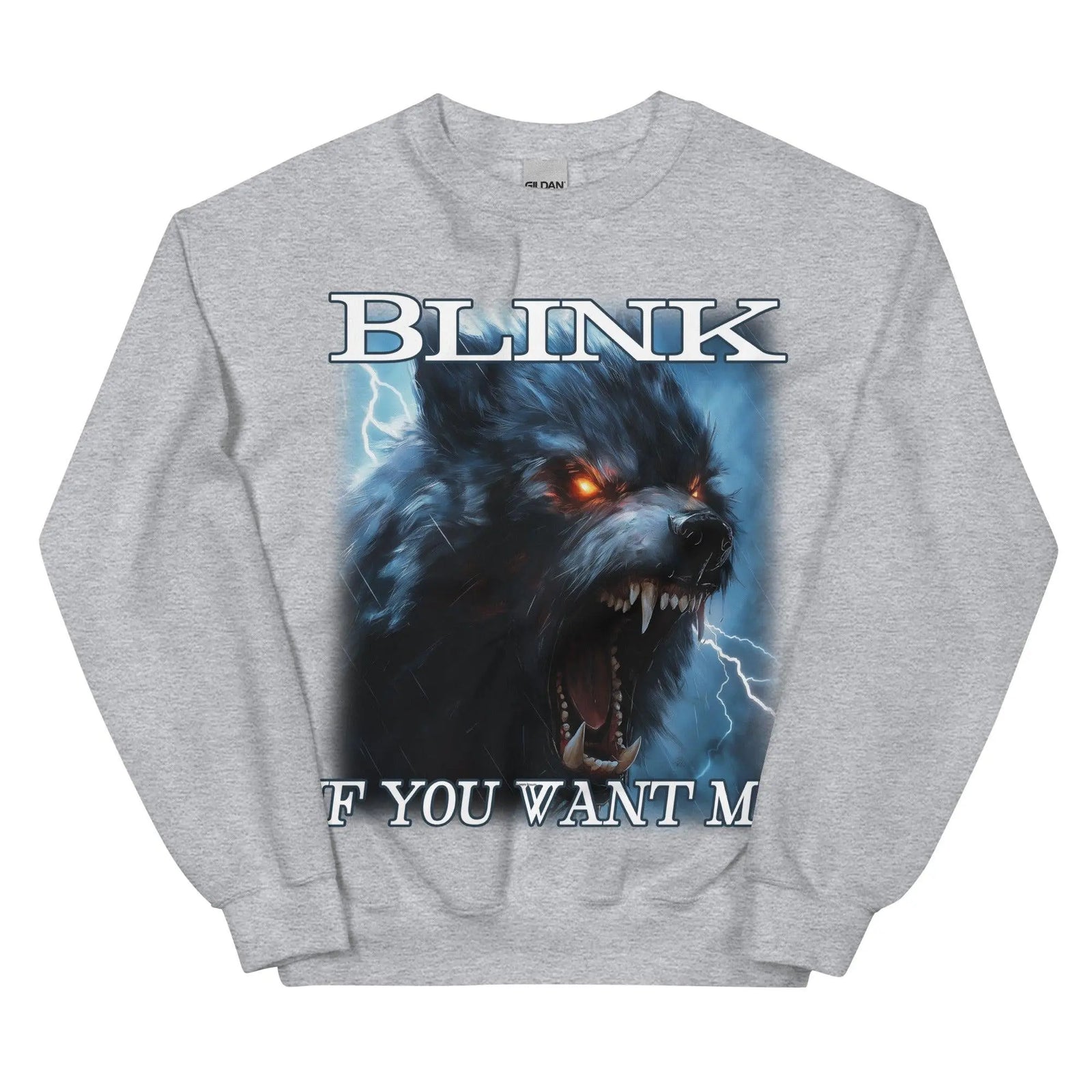 Blink If You Want Me Sweatshirt - Orbital Clothing