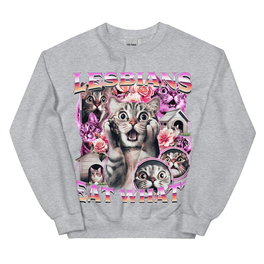Lesbians Eat What sweatshirt - Orbital Clothing